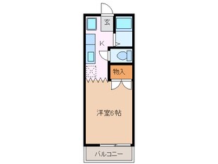 阿倉川駅 徒歩17分 2階の物件間取画像